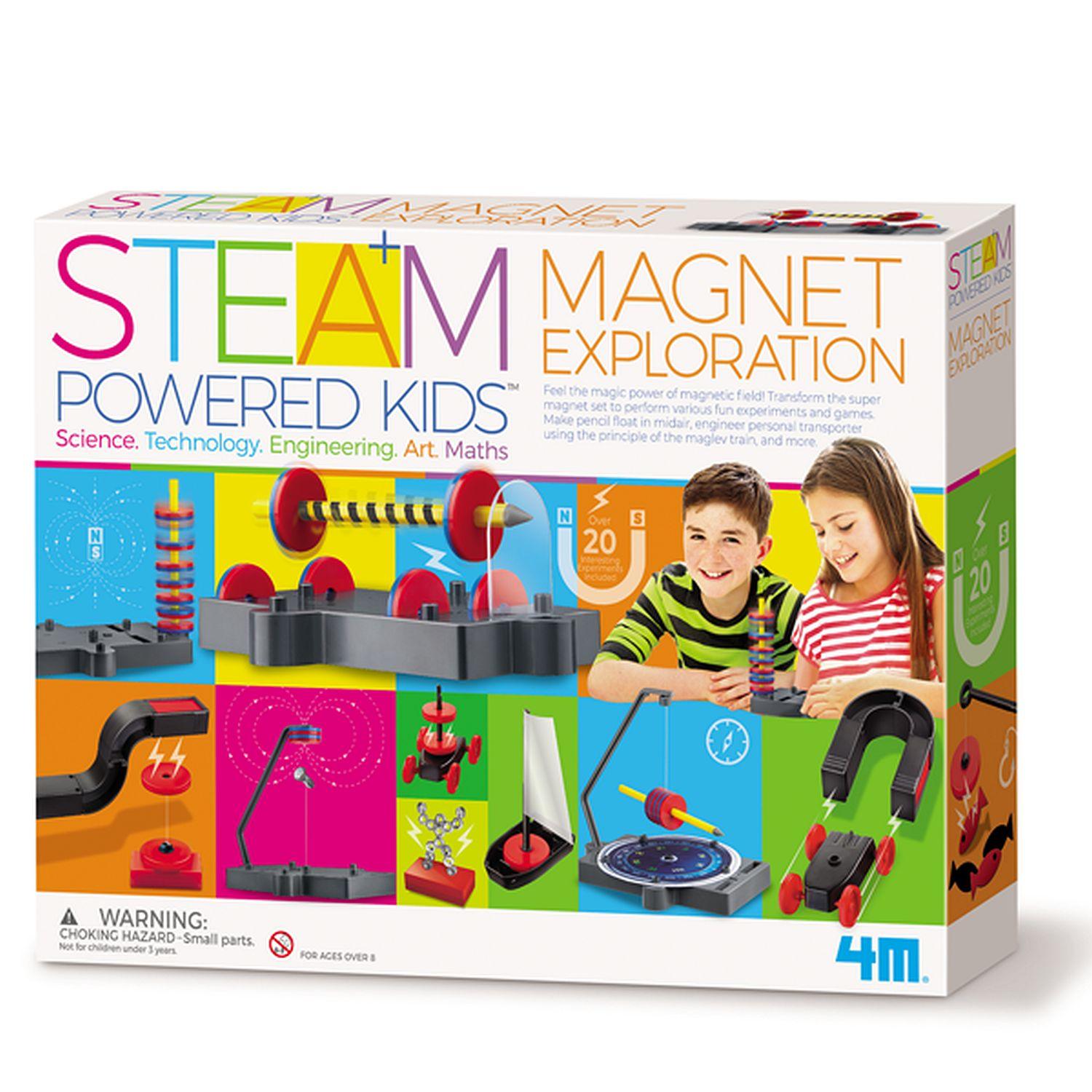 4M, 4M - Deluxe Magnet Exploration - Steam Kids