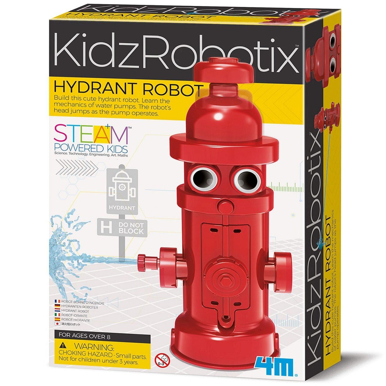 4M, 4M - FF - Kidz Robotix Hydrant Roboter