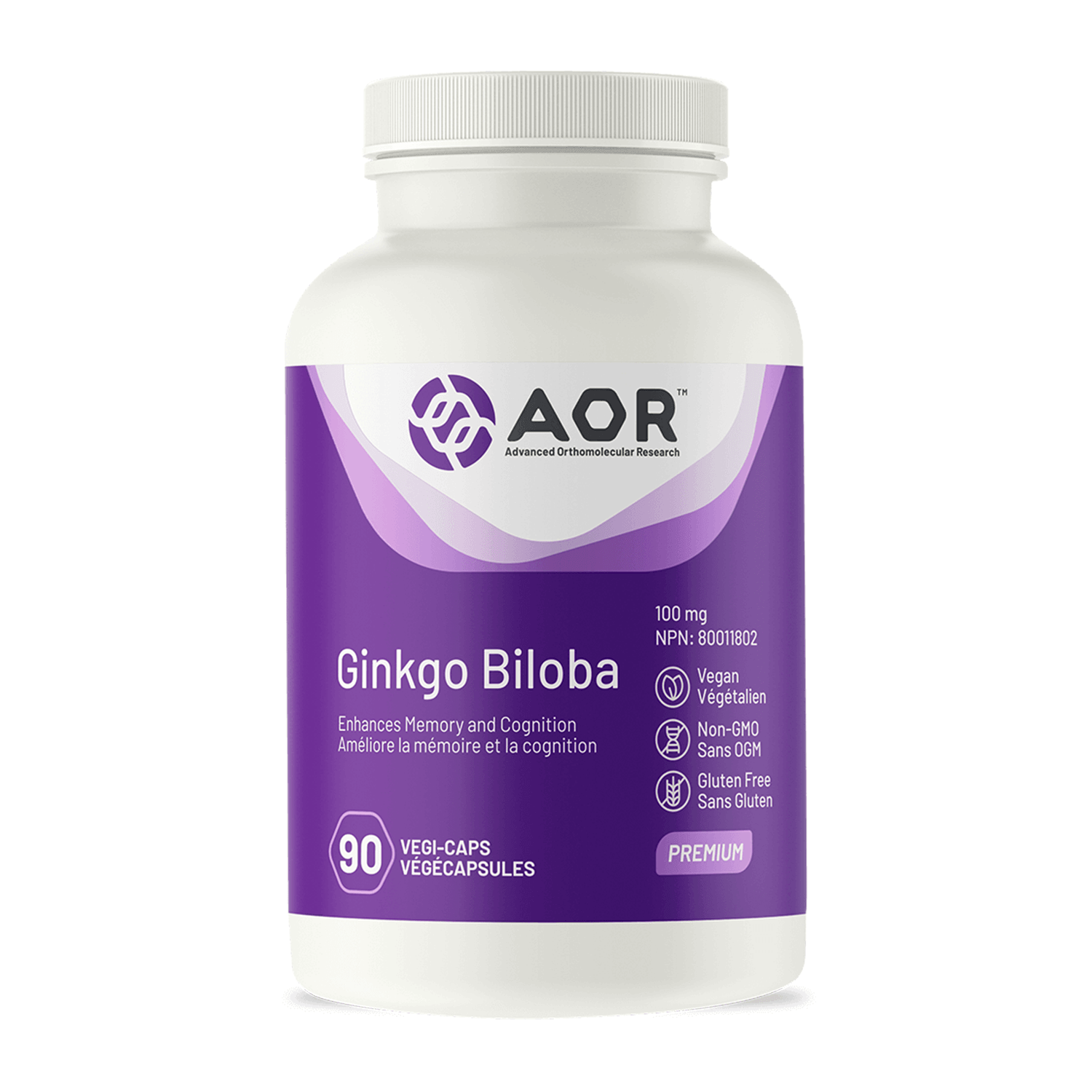 AOR, AOR - Ginkgo Biloba 90 Kapseln