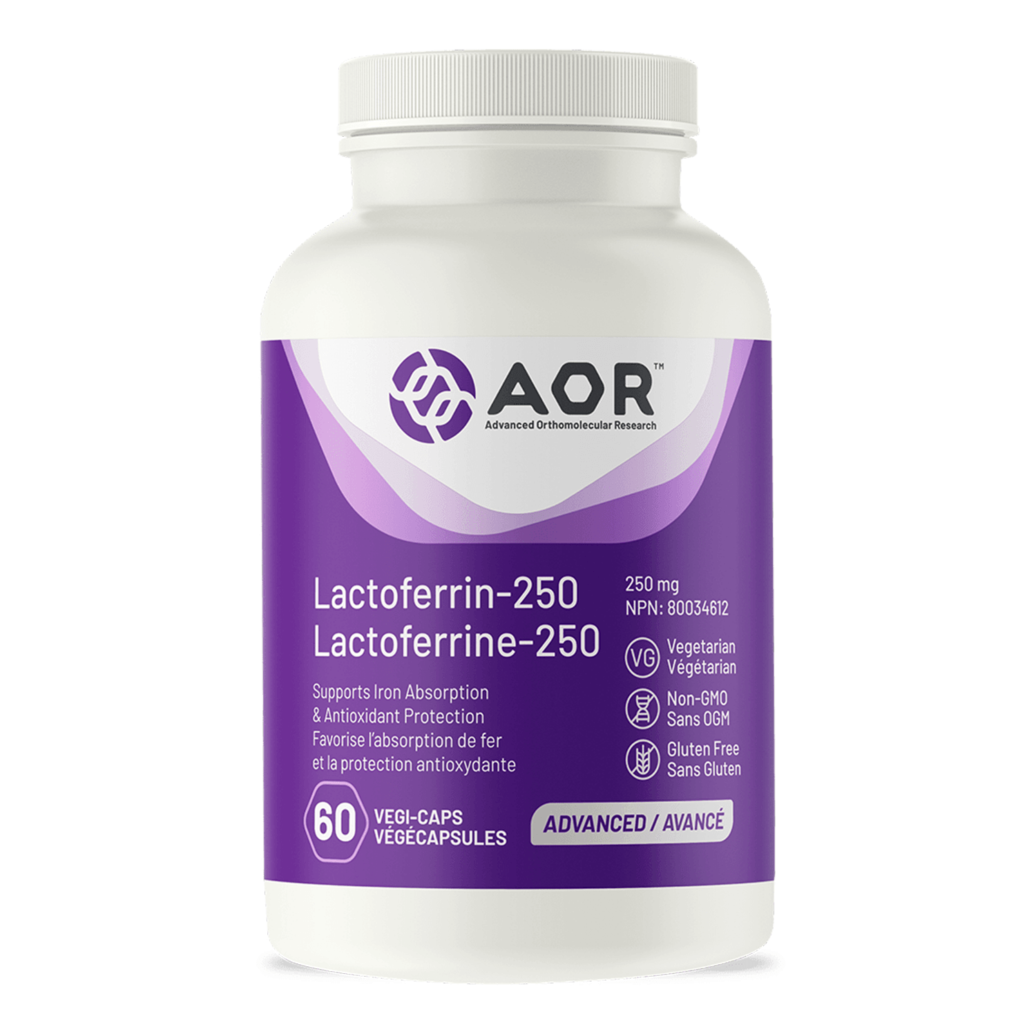 AOR, AOR - Lactoferrin-250 60 Kapseln