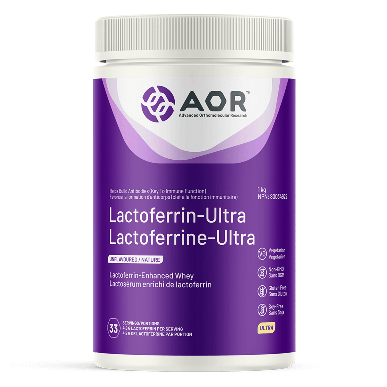 AOR, AOR - Lactoferrin Ultra 1000g