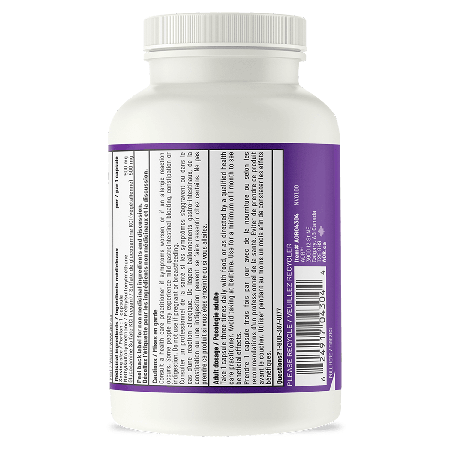 AOR, AOR - MSM + Glucosamin 100 Kapseln