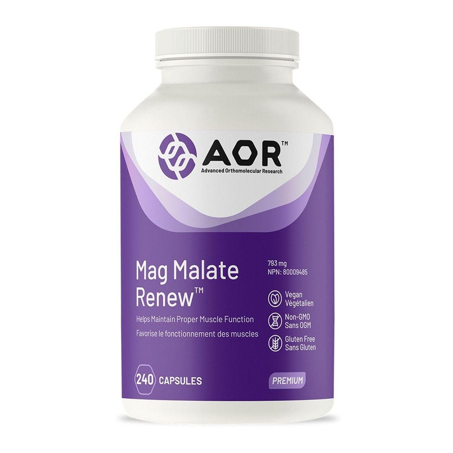 AOR, AOR - Mag Malate Renew 240caps