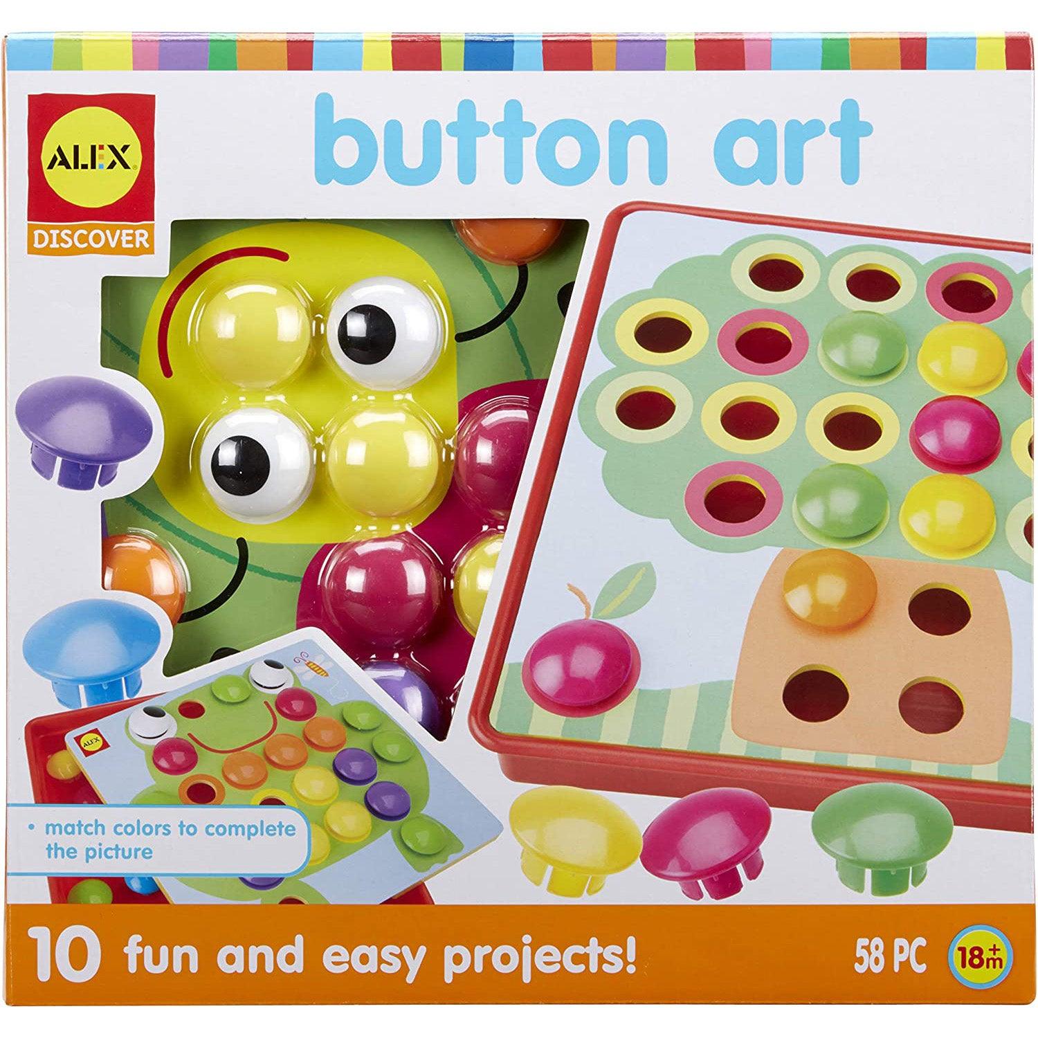 Alex Spielzeug, Alex Toys - Frühes Lernen Button Art - Little Hands