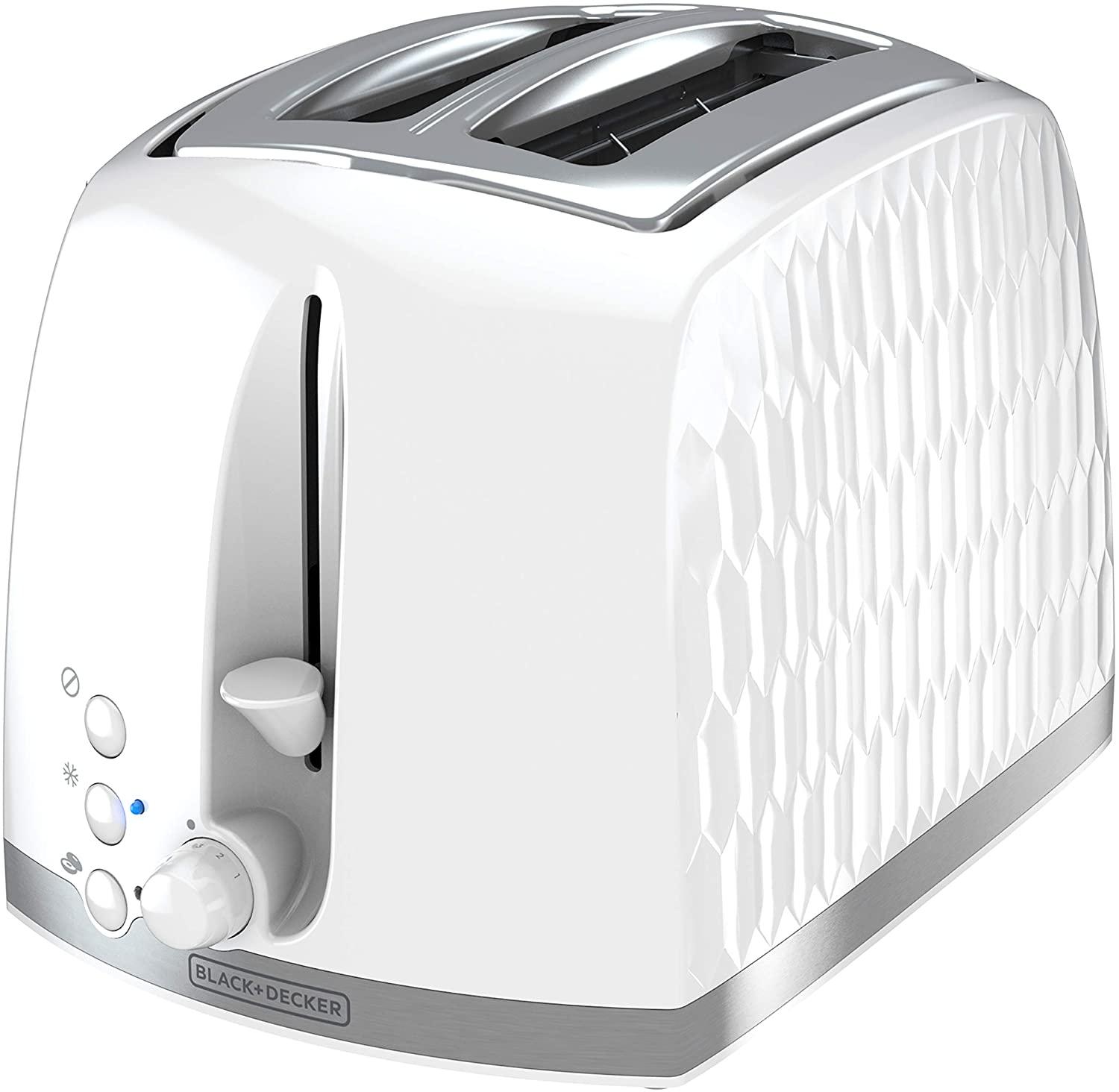 BLACK+DECKER, BLACK+DECKER - Honeycomb? Collection 2-Scheiben-Toaster - TR1250WD1