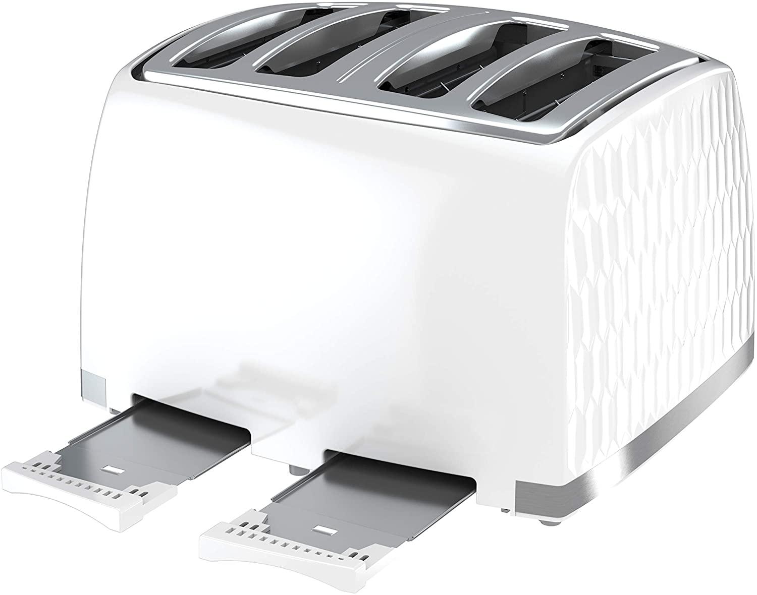 BLACK+DECKER, BLACK+DECKER - Honeycomb? Collection 4-Scheiben-Toaster - TR1450WD1