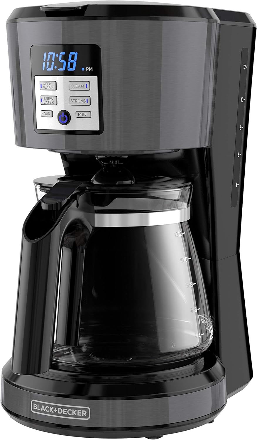 BLACK+DECKER, BLACK+DECKER - Programmierbare 12-Tassen-Kaffeemaschine Exklusive VORTEX-Technologie - CM1331S