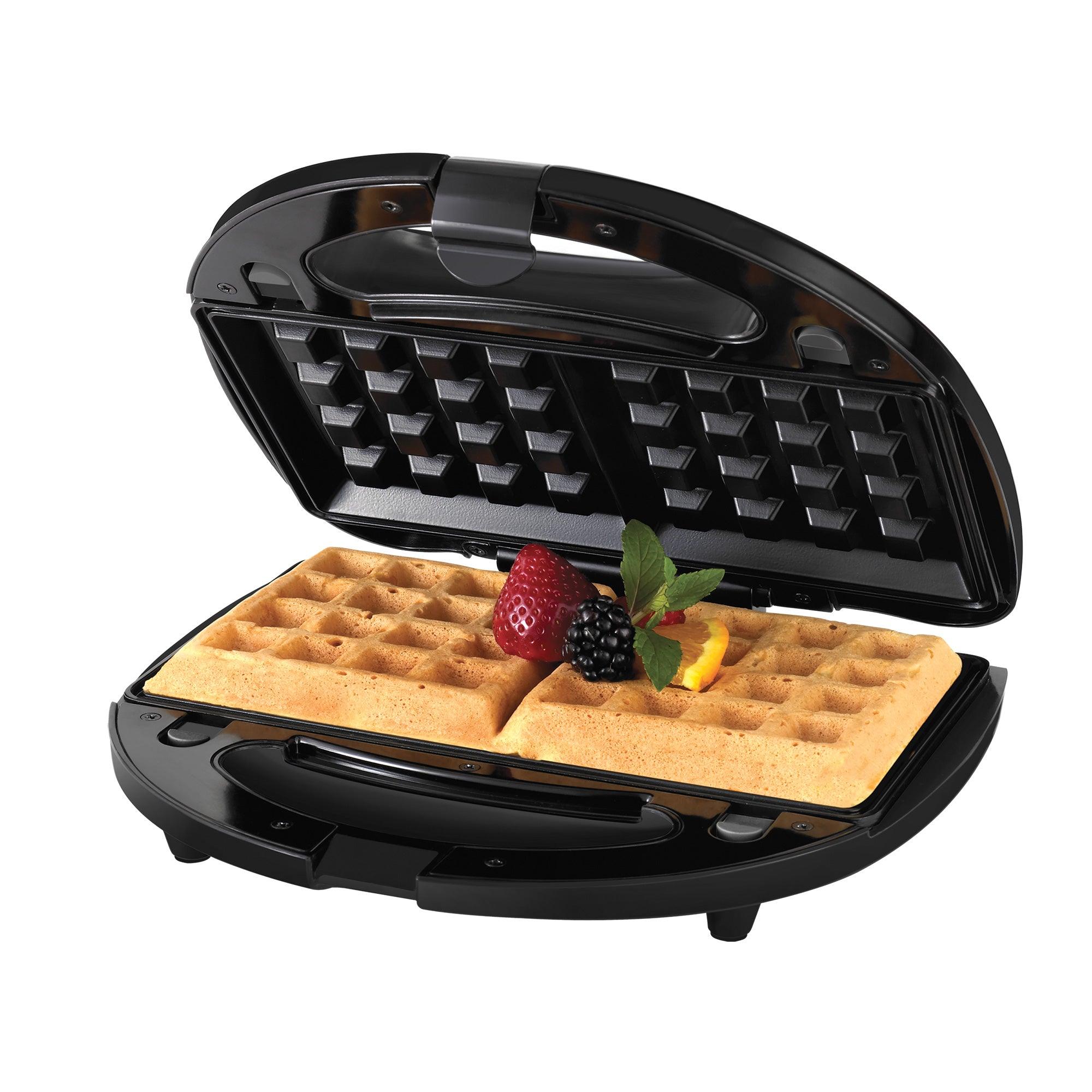 BLACK+DECKER, BLACK+DECKER - Waffeleisen für 2 Portionen mit mehreren Platten - WG1041WC