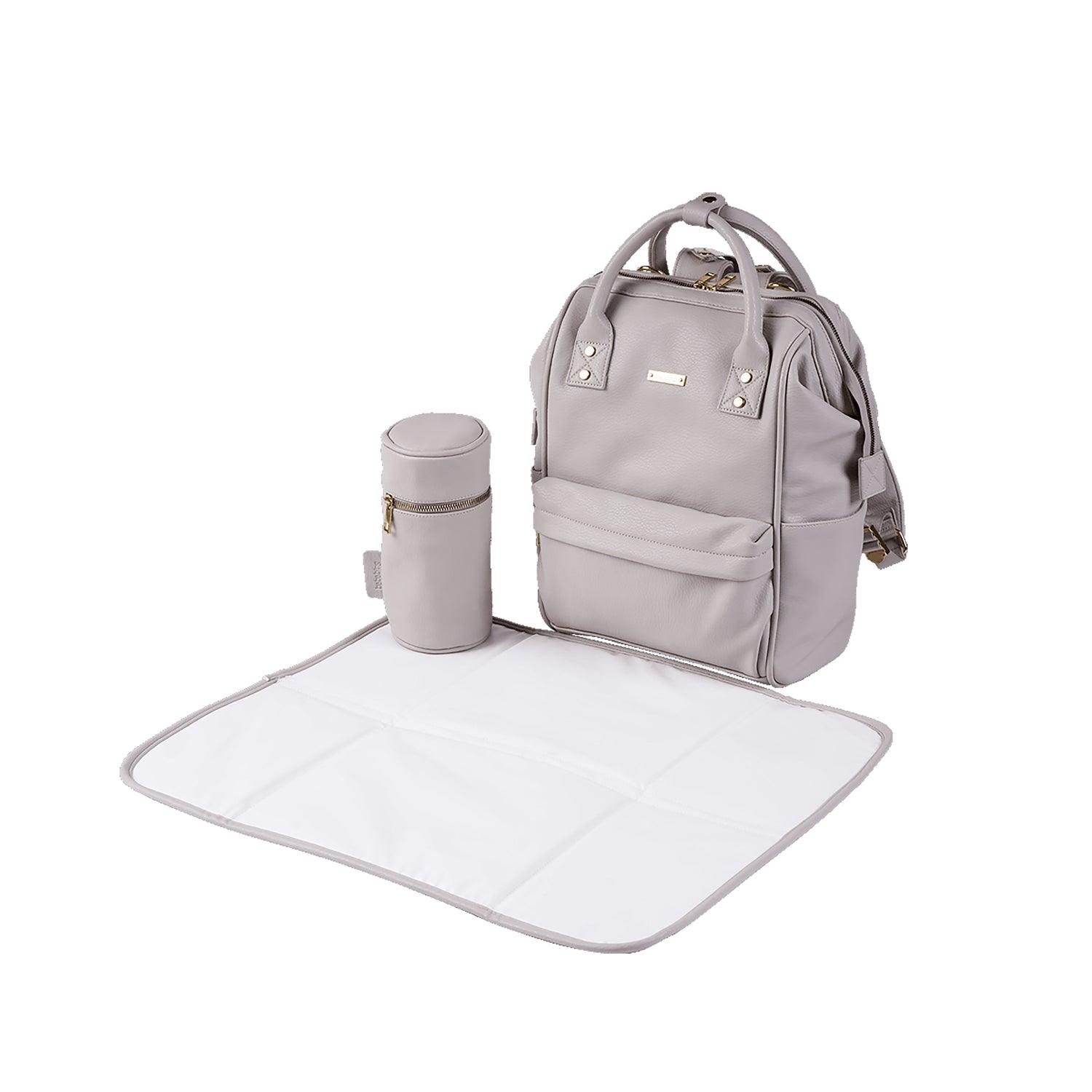 Bababing, Bababing - Mani : Rucksack Wickeltasche - Grey Blush