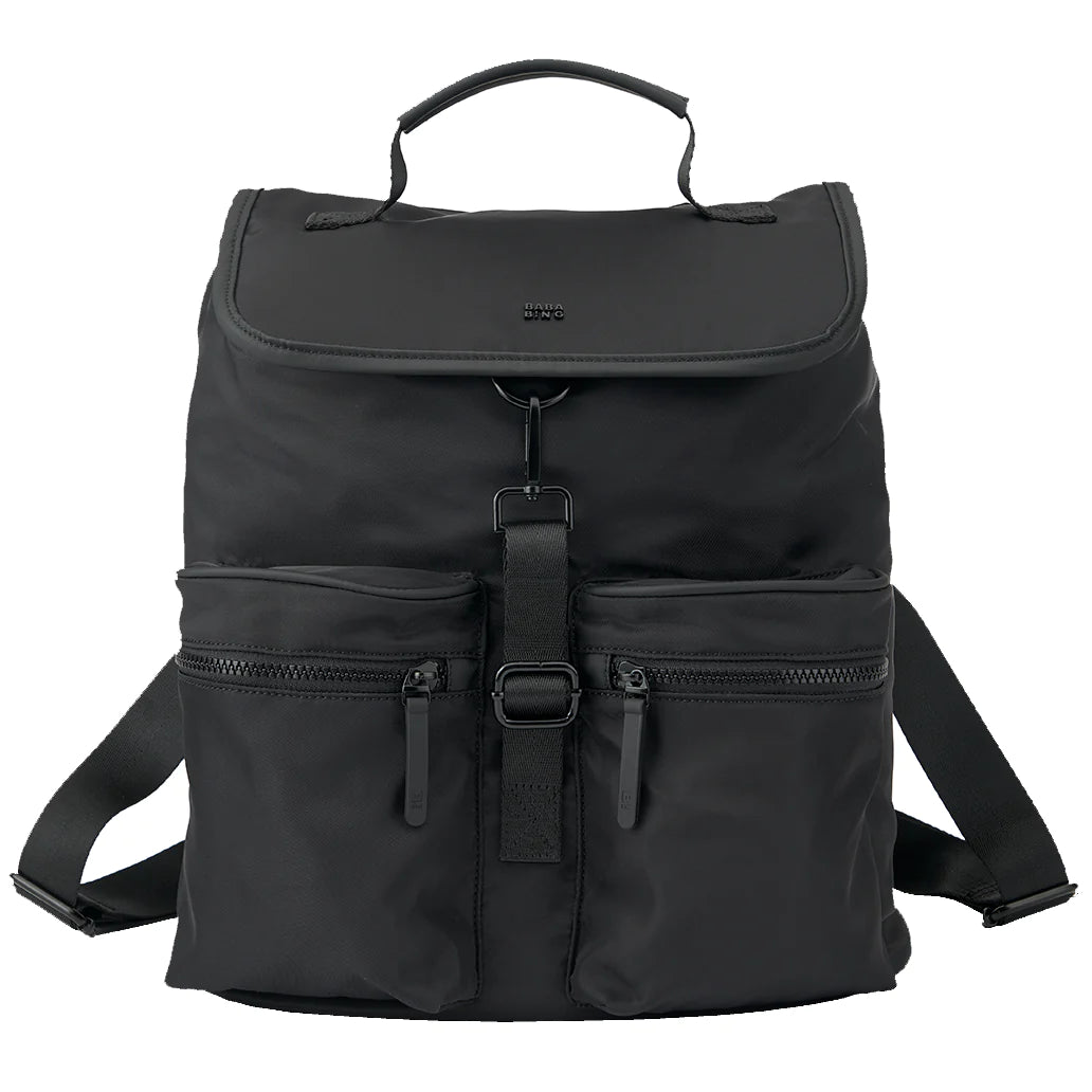 Bababing, Bababing - Rucksack Wickeltasche - 100% Recycelt - Schwarz