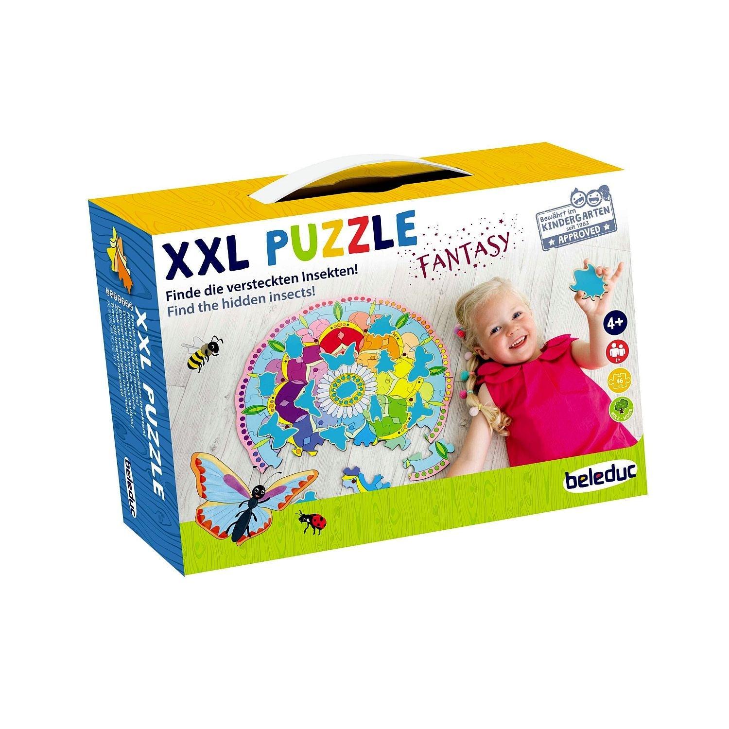 Beleduc, Beleduc - XXL-Fantasie-Puzzle(Insekten)