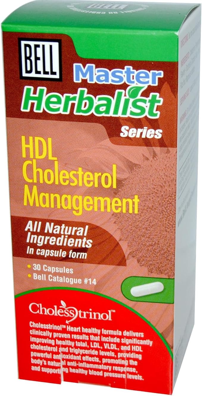 Glocke, Bell - Cholesterin-Kontrolle - 30 Kapseln - HDL-Cholesterin-Management von Bell Lifestyle Products, INC