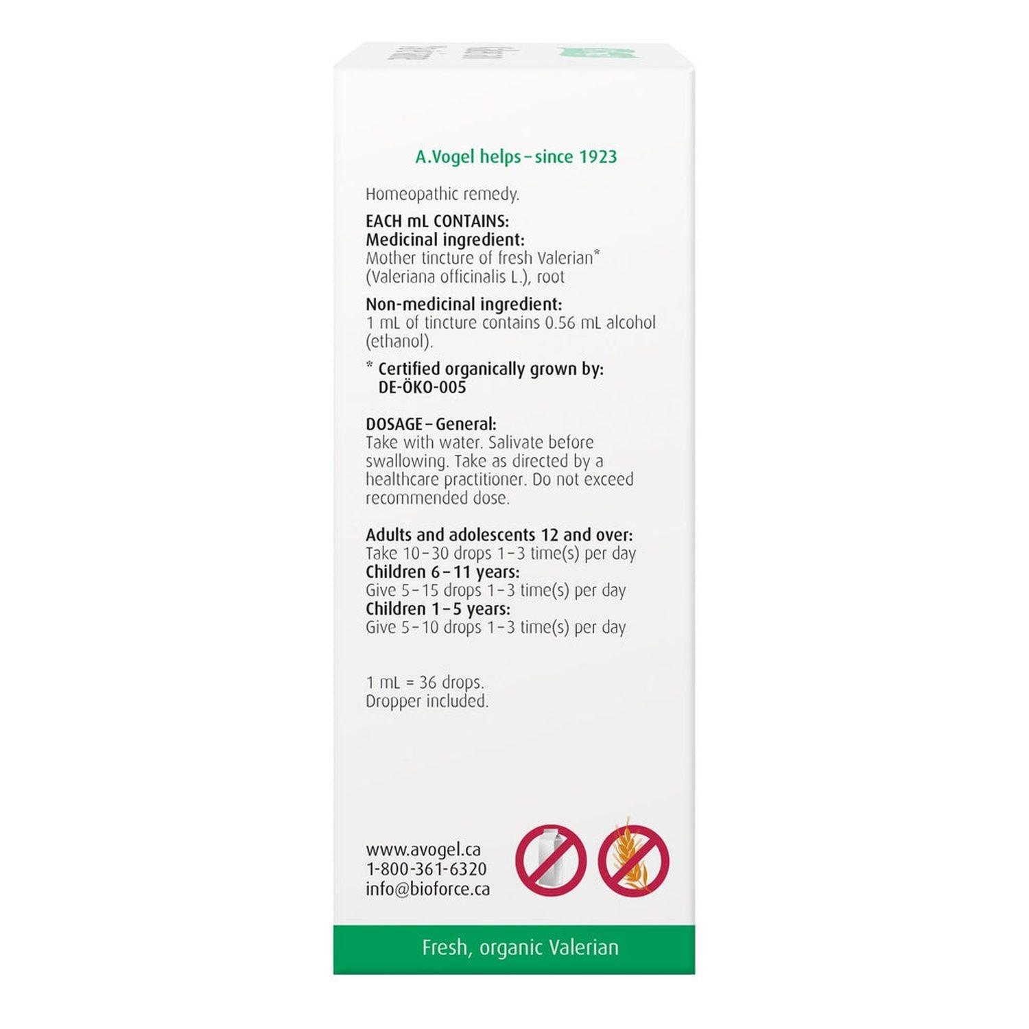 BioForce, BioForce - A.Vogel Remedies, Baldrian - Schlaflosigkeit - 50ml