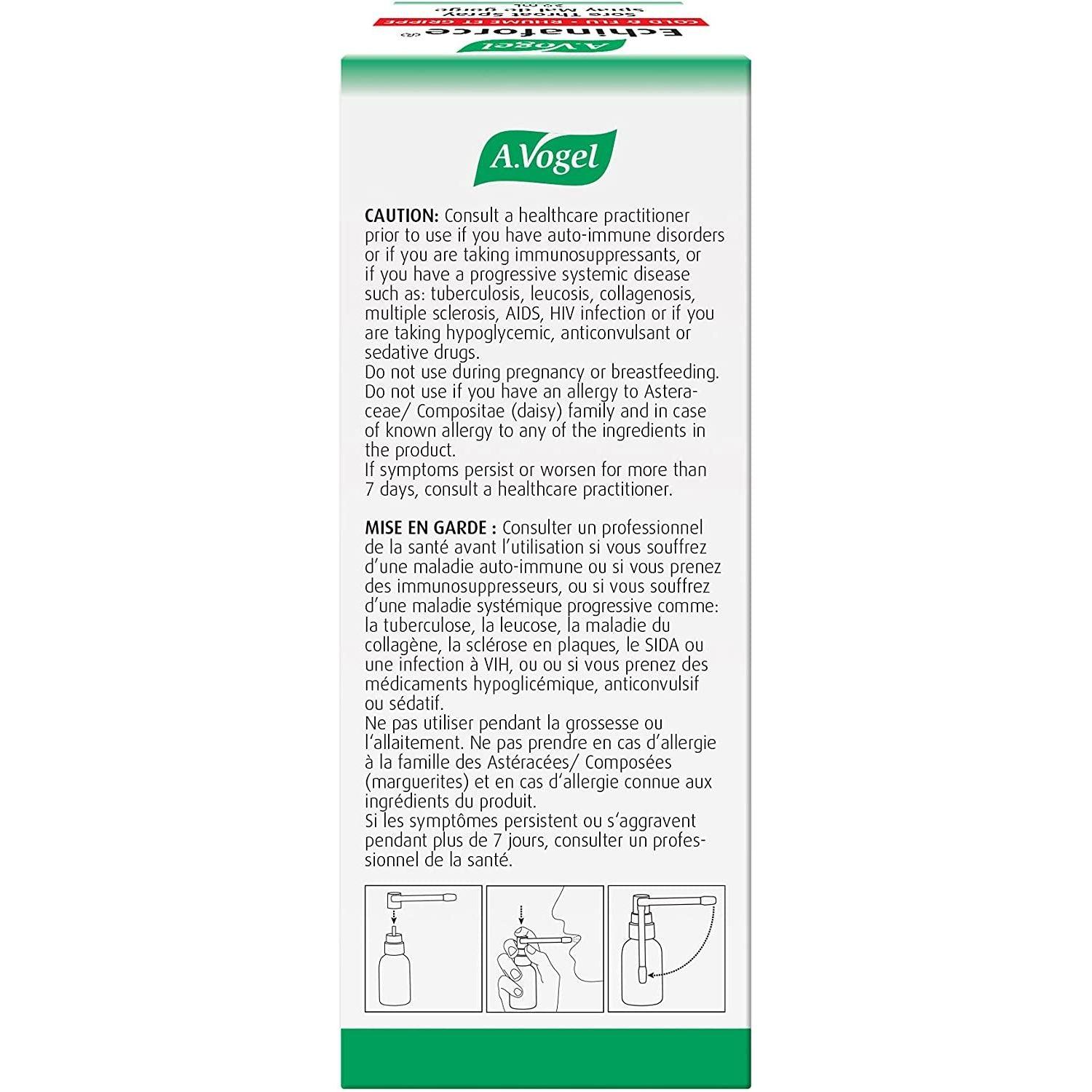 BioForce, BioForce - A.Vogel Remedies - Echinaforce Halsschmerzen Spray - Erkältung & Grippe - 30ml