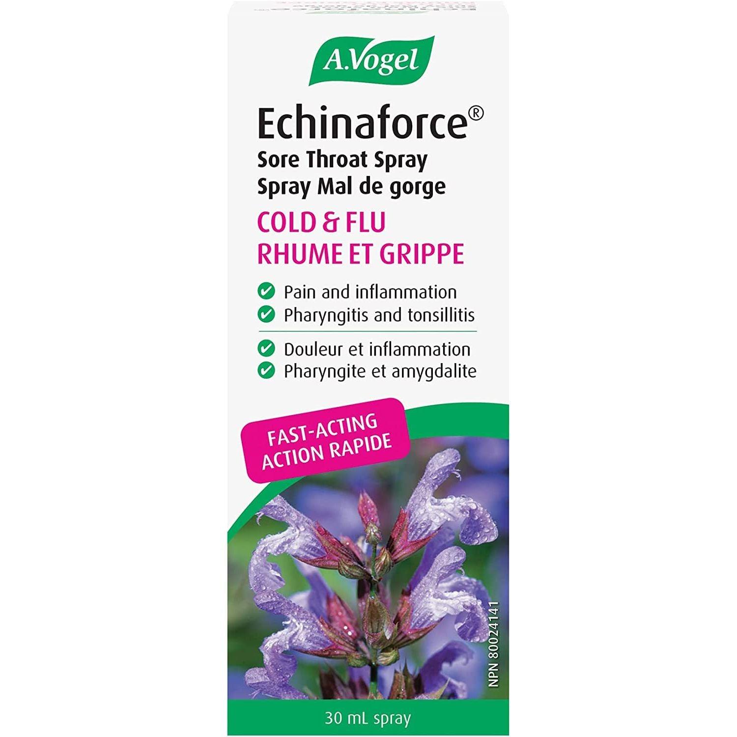 BioForce, BioForce - A.Vogel Remedies - Echinaforce Halsschmerzen Spray - Erkältung & Grippe - 30ml