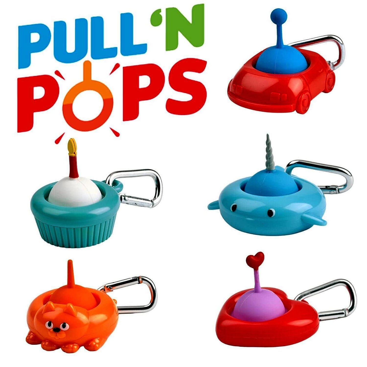 Blau Orange, Blau Orange - Pull N Pops - Big Bubble (60 Stück pro Wanne)