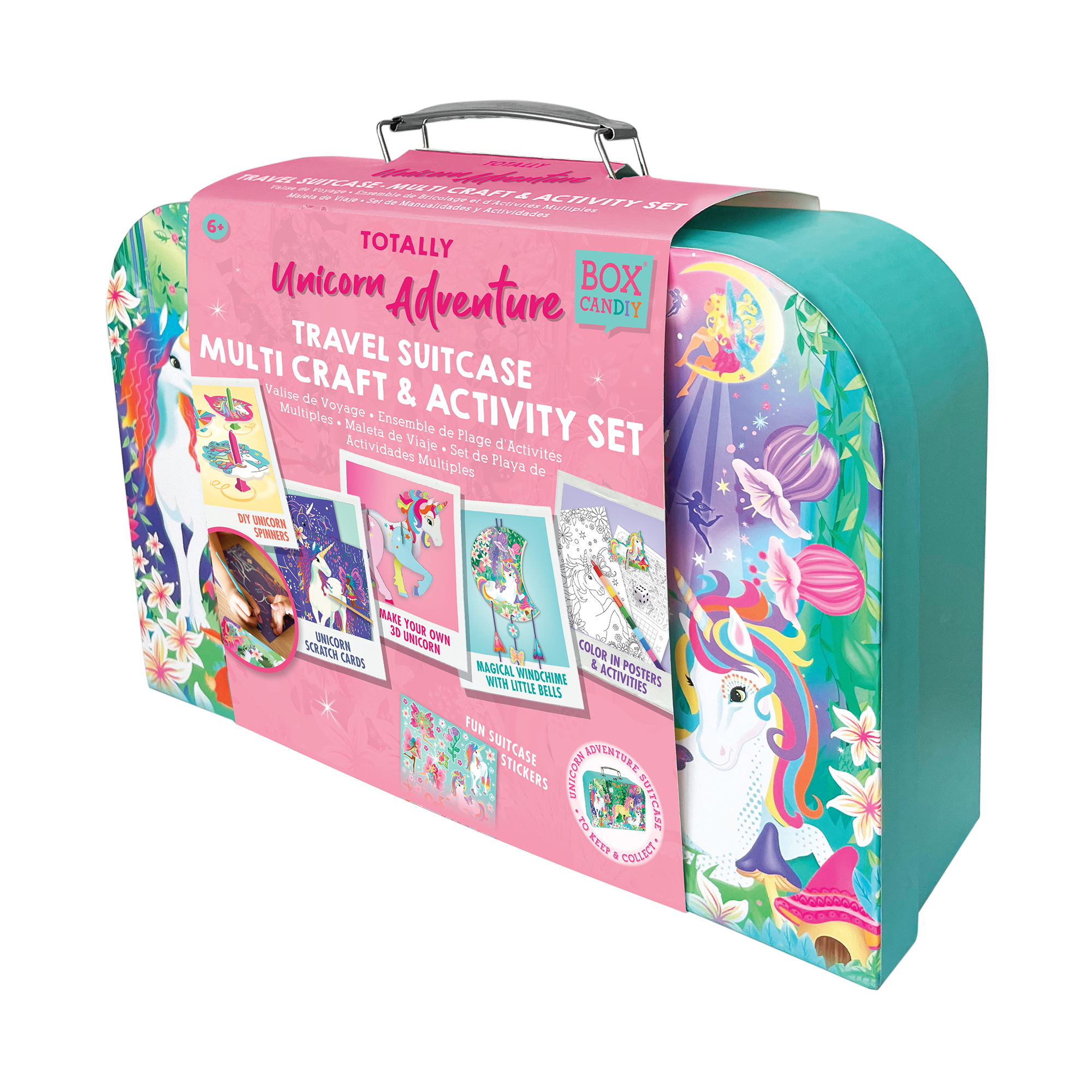 Box-Kandy, Box Candiy - Totally Unicorn Adventures - Reisekoffer Craft & Act. Satz