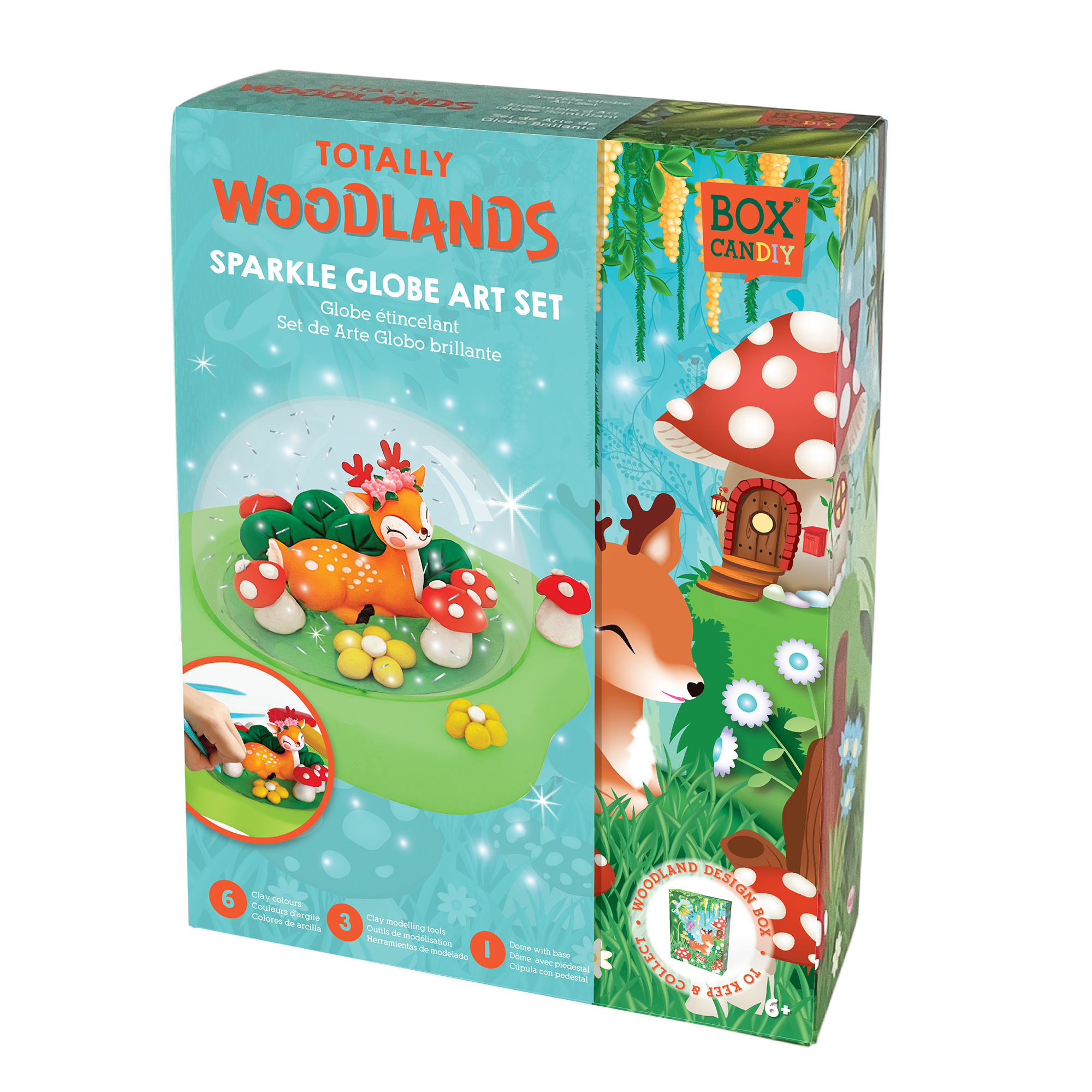 Box-Kandy, Box Candiy - Totally Woodlands - Sparkle Globe Kunstset