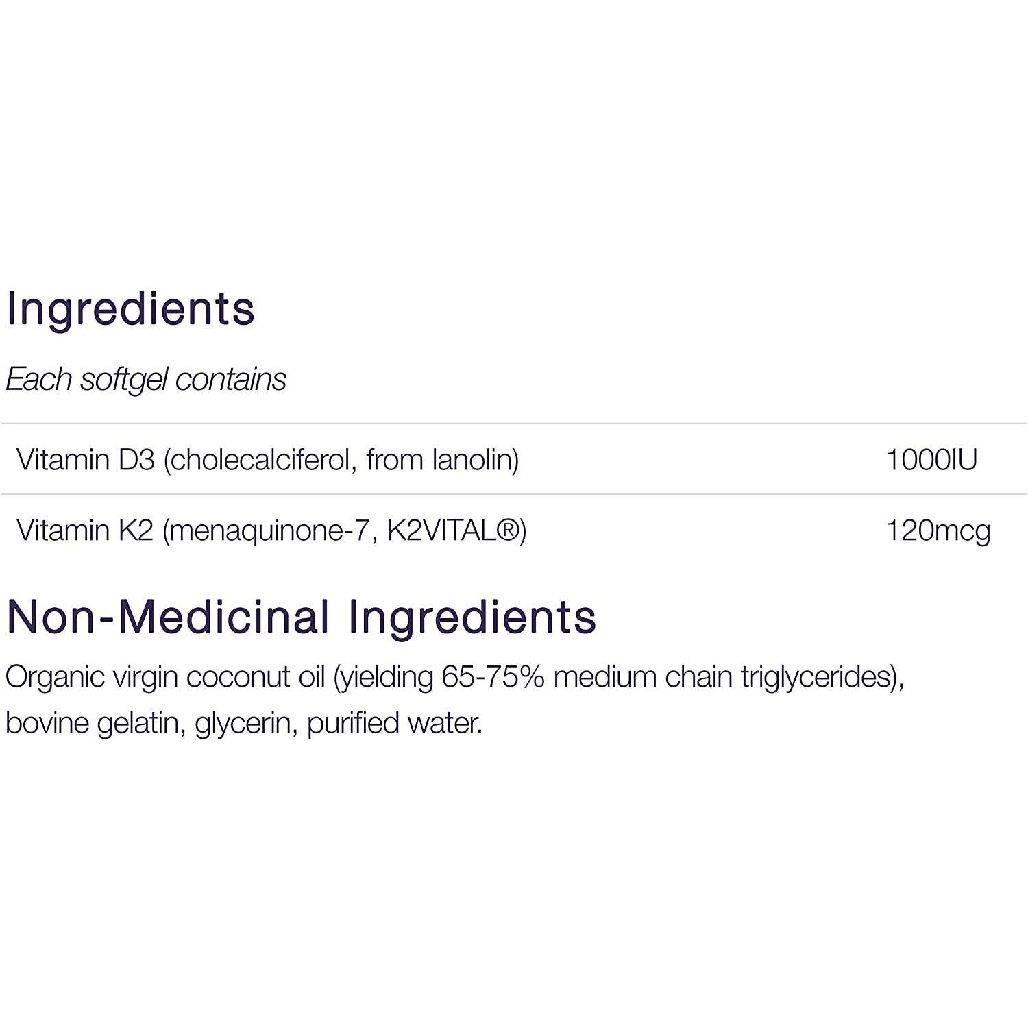 Canprev, Canprev - D3 & K2 - Bio-Kokosnussöl, 240 Weichkapseln