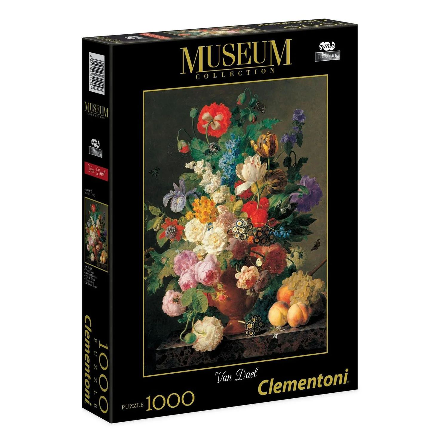 Clementoni, Clementoni - 1000-teiliges Puzzle (Van Dael - Schale mit Blumen)