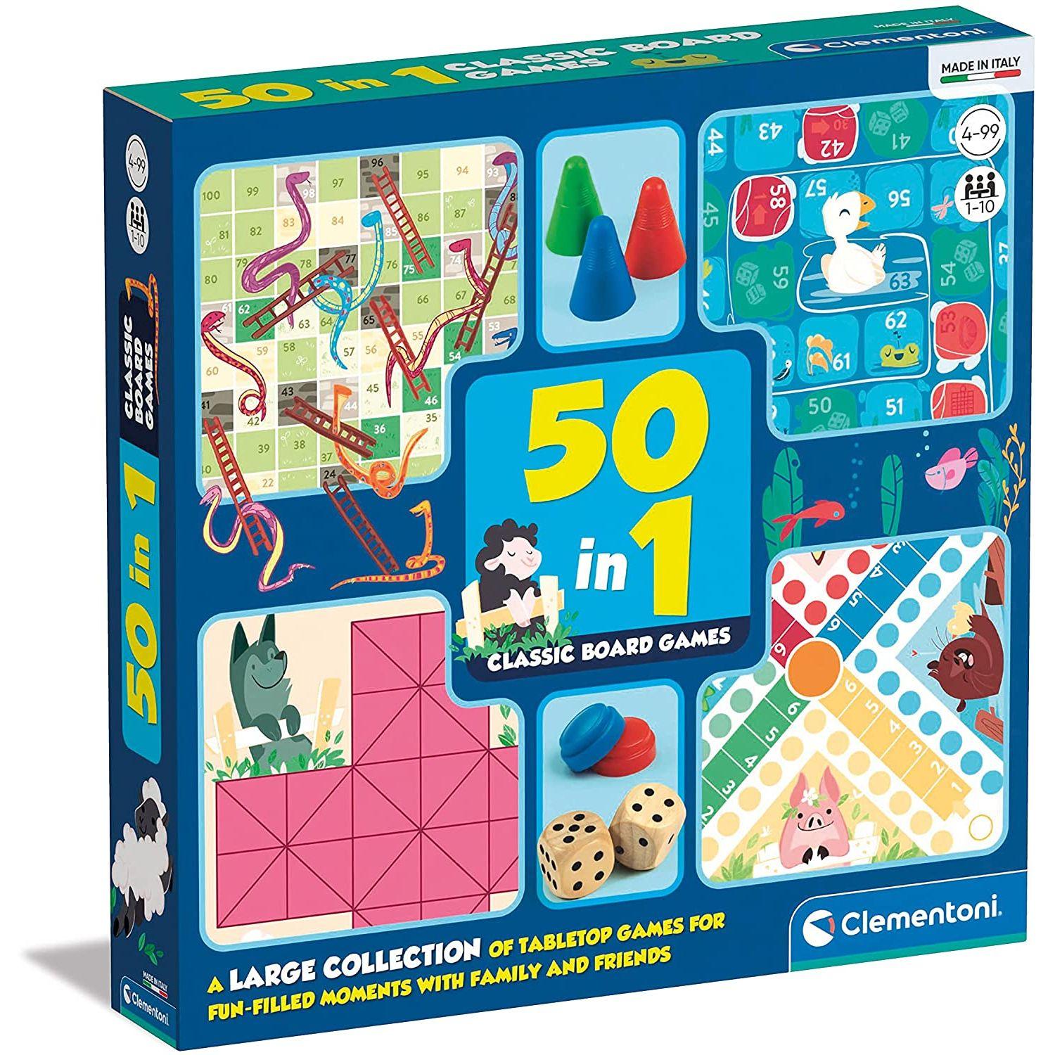 Clementoni, Clementoni - 50 Spiele in 1 (EN)