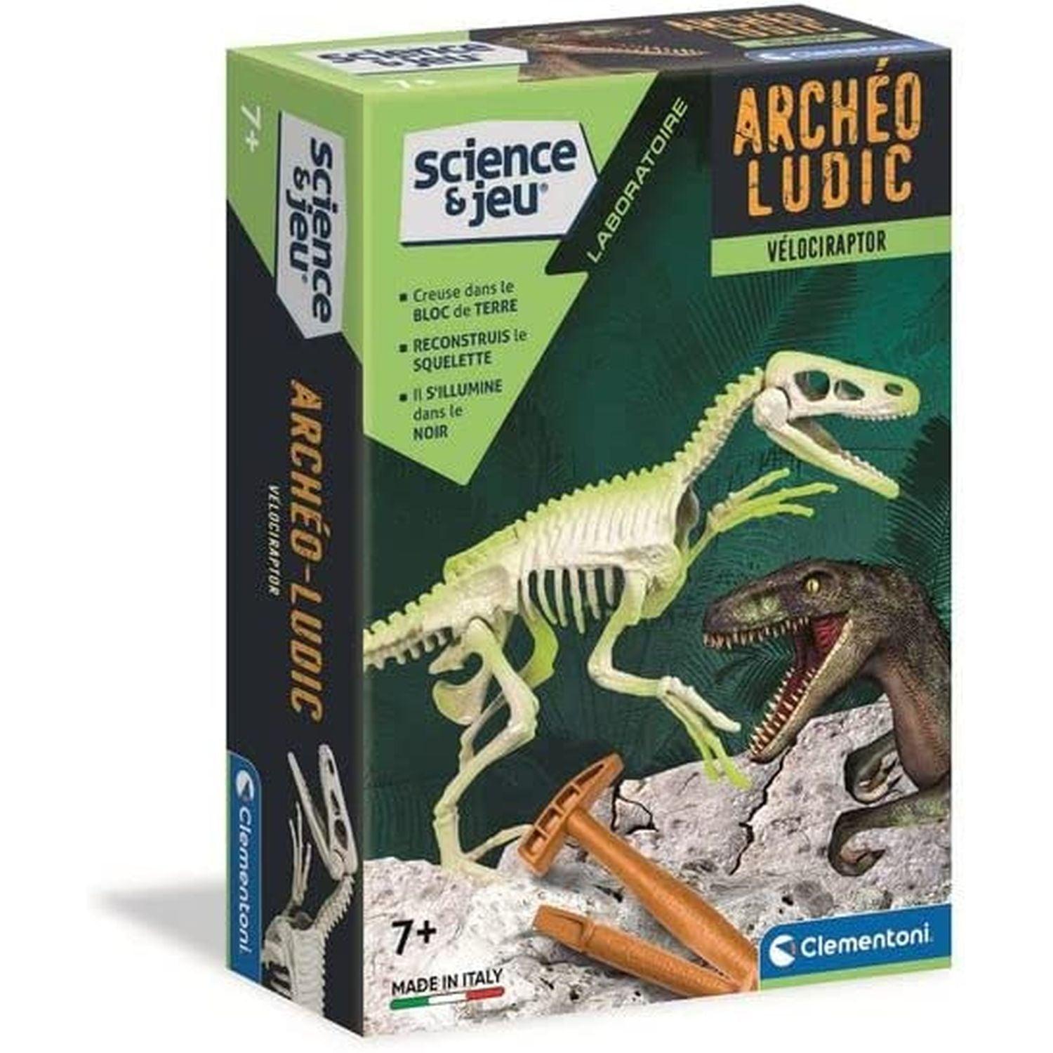 Clementoni, Clementoni - Archeo - Ludic - Velociraptor (Französisch)