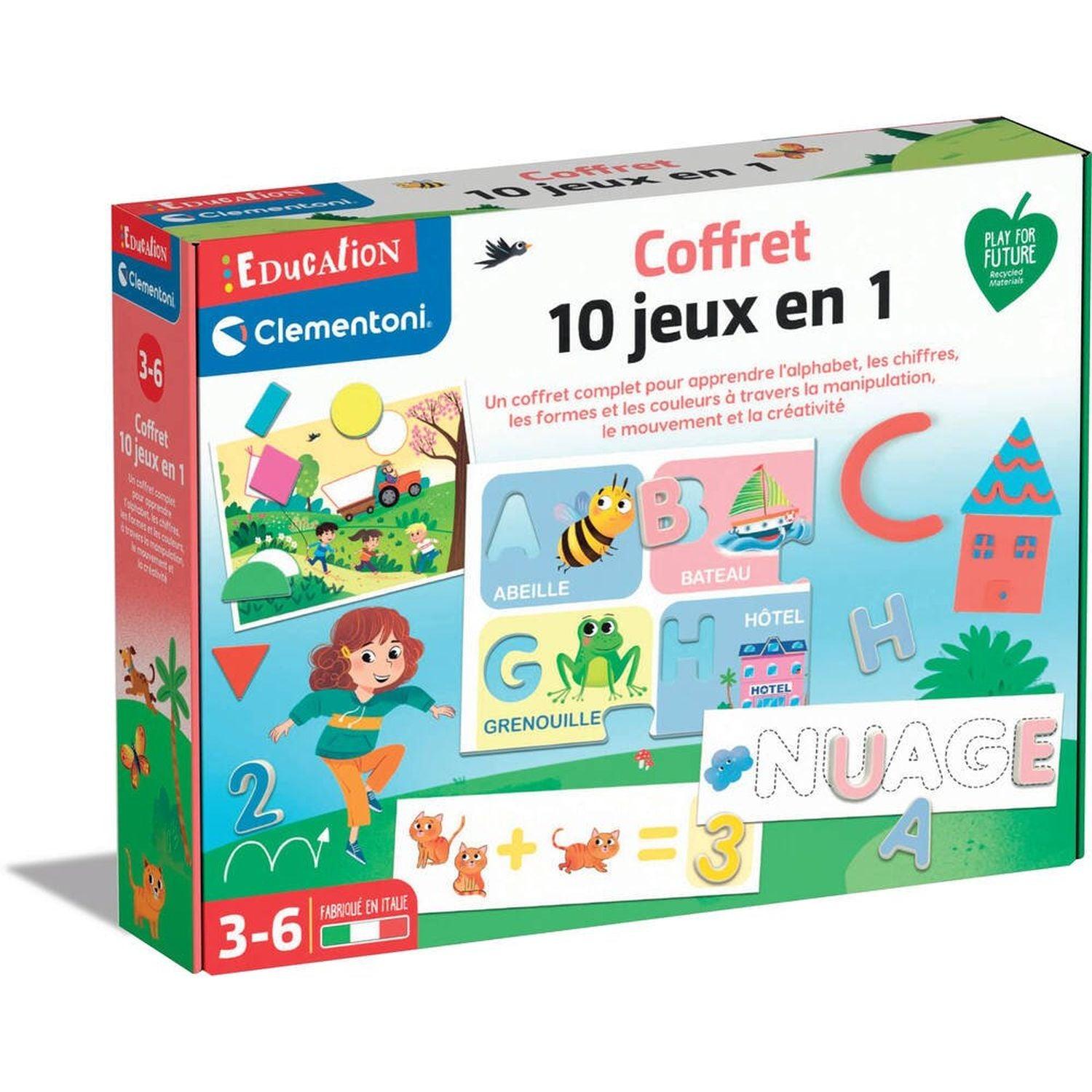 Clementoni, Clementoni - Bildung - 10 Jeux En 1 (FR)