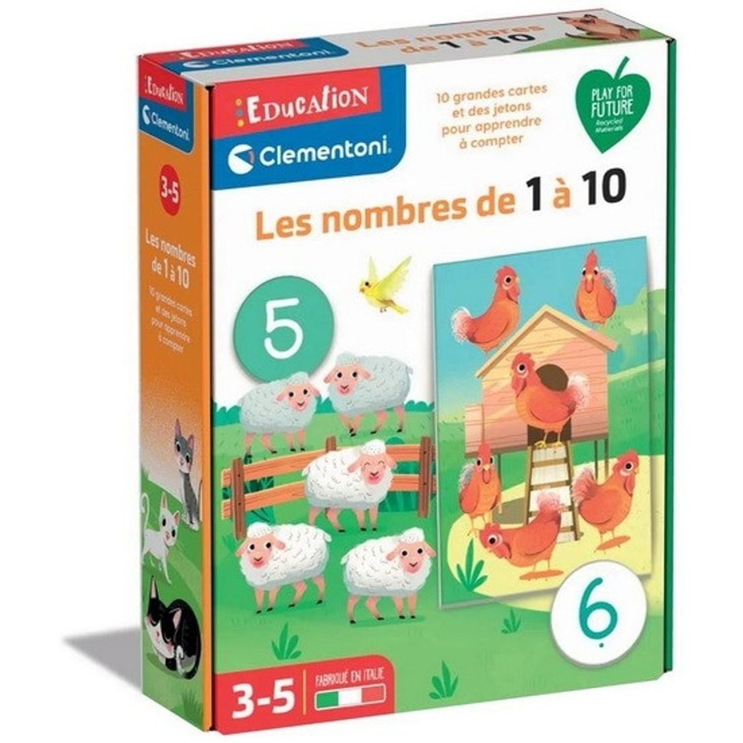 Clementoni, Clementoni - Bildung - Les Nombres De 1 - 10 (FR)