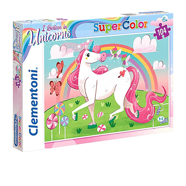 Clementoni, Clementoni - Einhorn (104-teiliges Puzzle)