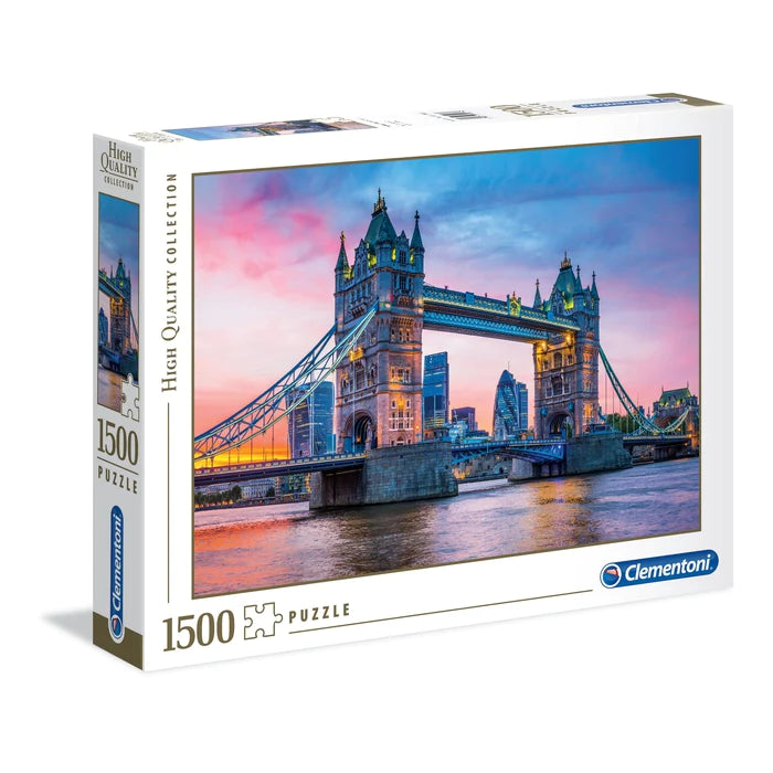 Clementoni, Clementoni - Tower Bridge Sonnenuntergang (1500-teiliges Puzzle)