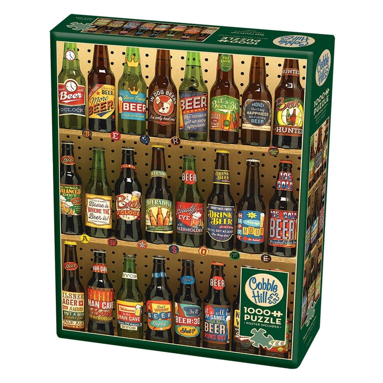 Kopfsteinpflaster-Hügel, Cobble Hill - Bier-Sammlung (1000-teiliges Puzzle)