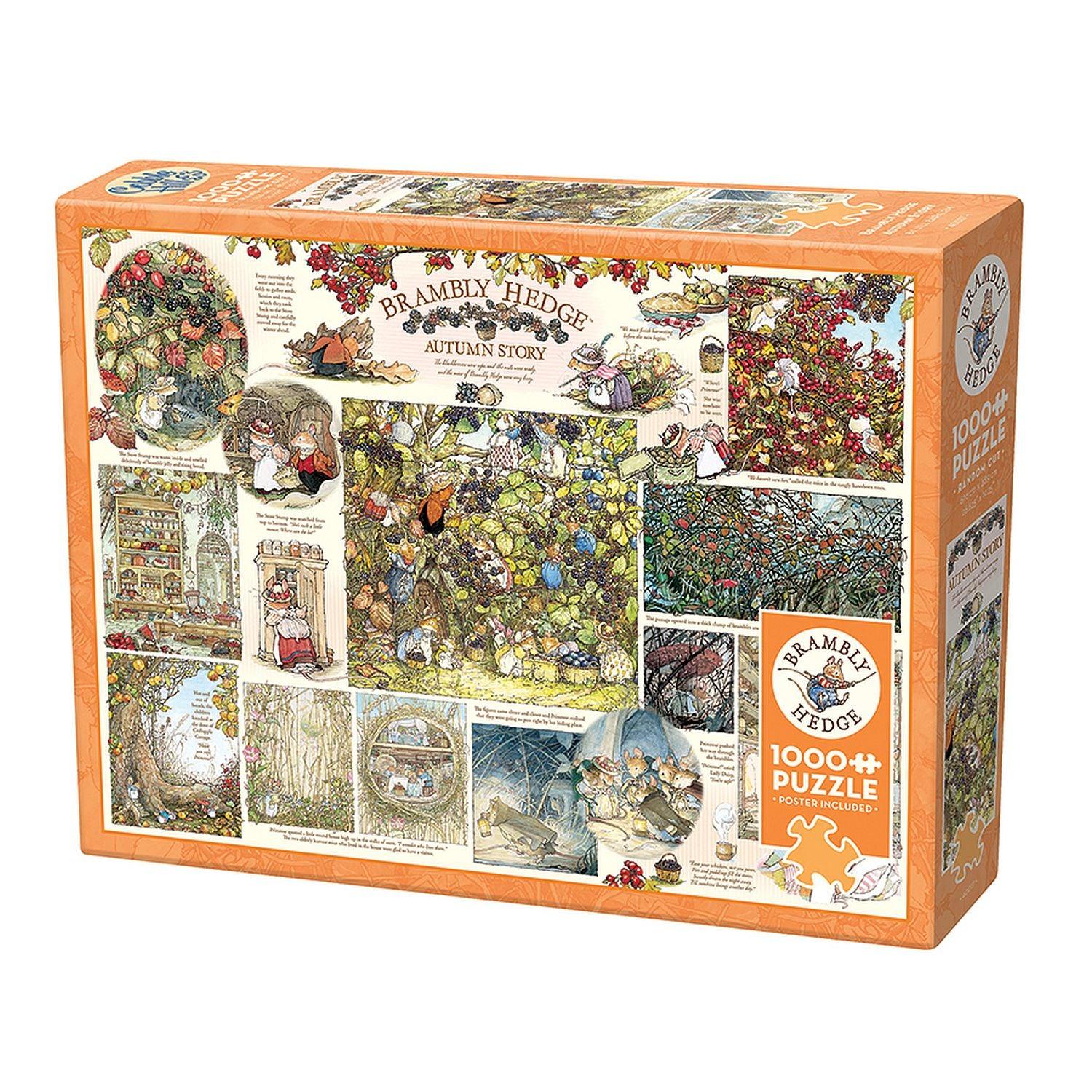 Kopfsteinpflaster-Hügel, Cobble Hill - Brambly Hedge Herbstgeschichte (1000-teiliges Puzzle)