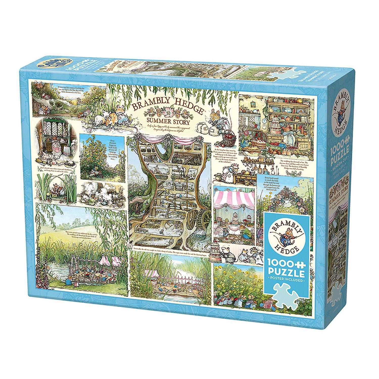 Kopfsteinpflaster-Hügel, Cobble Hill - Brambly Hedge Sommergeschichte (1000-teiliges Puzzle)