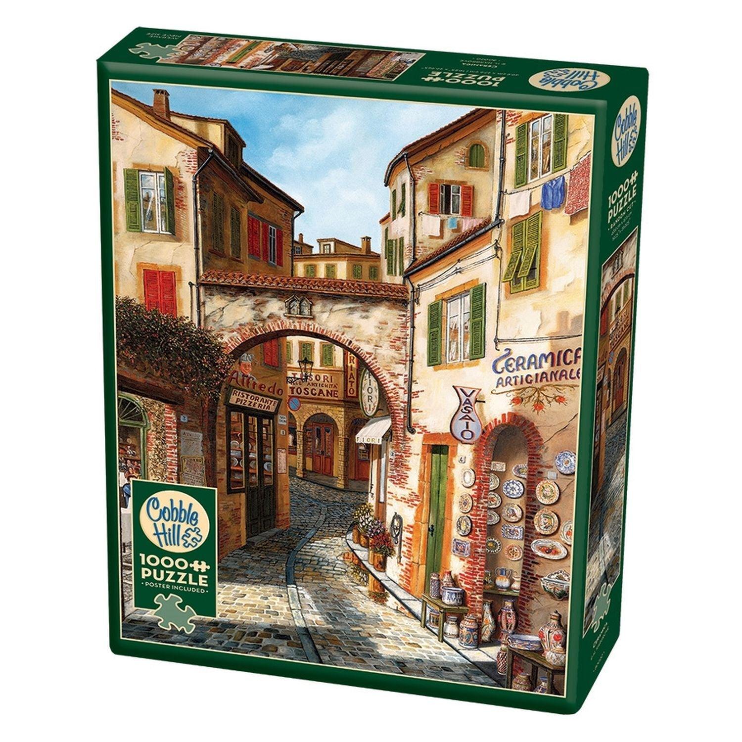 Kopfsteinpflaster-Hügel, Cobble Hill - Ceramica (1000-teiliges Puzzle)