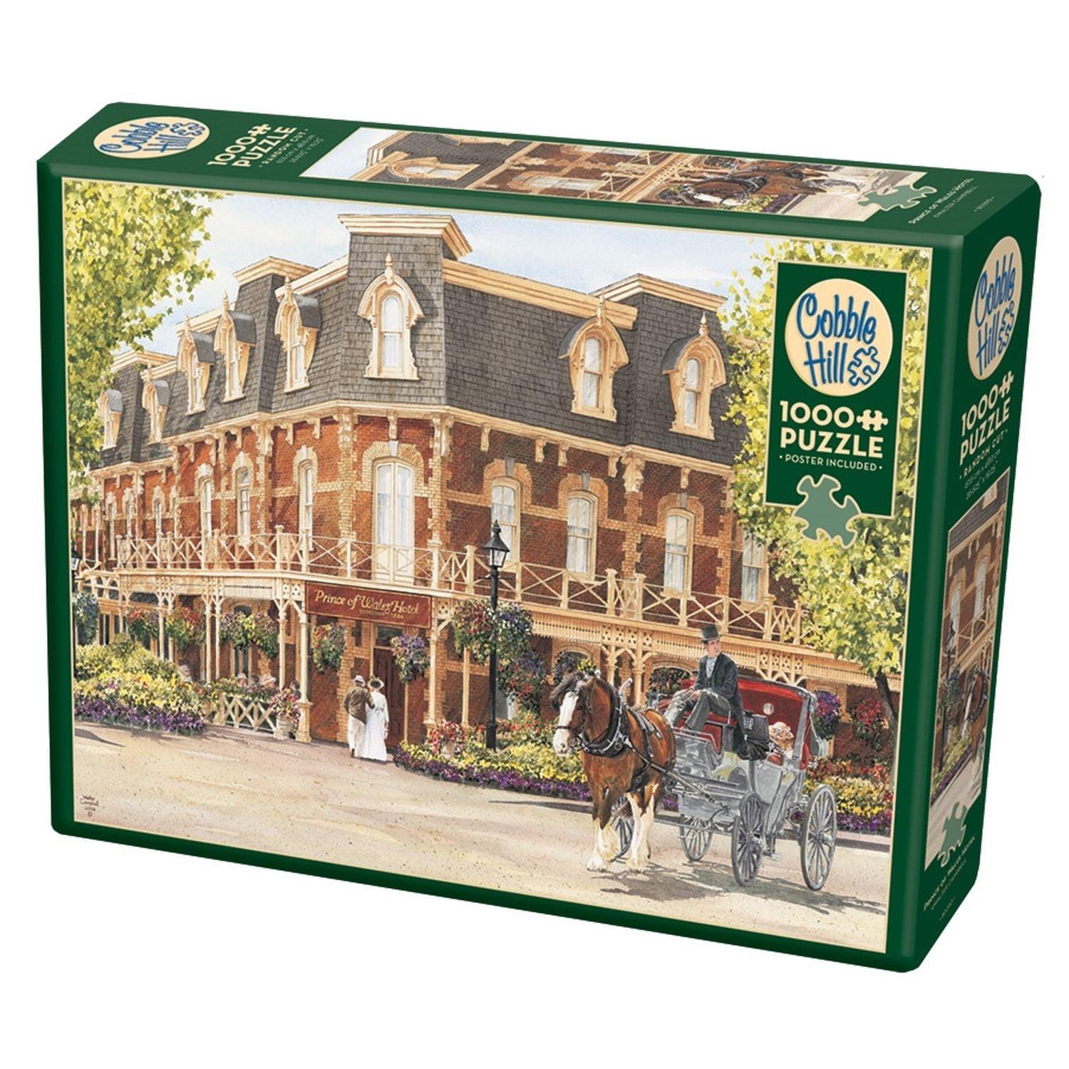 Kopfsteinpflaster-Hügel, Cobble Hill - Prince Of Wales Hotel (1000-teiliges Puzzle)