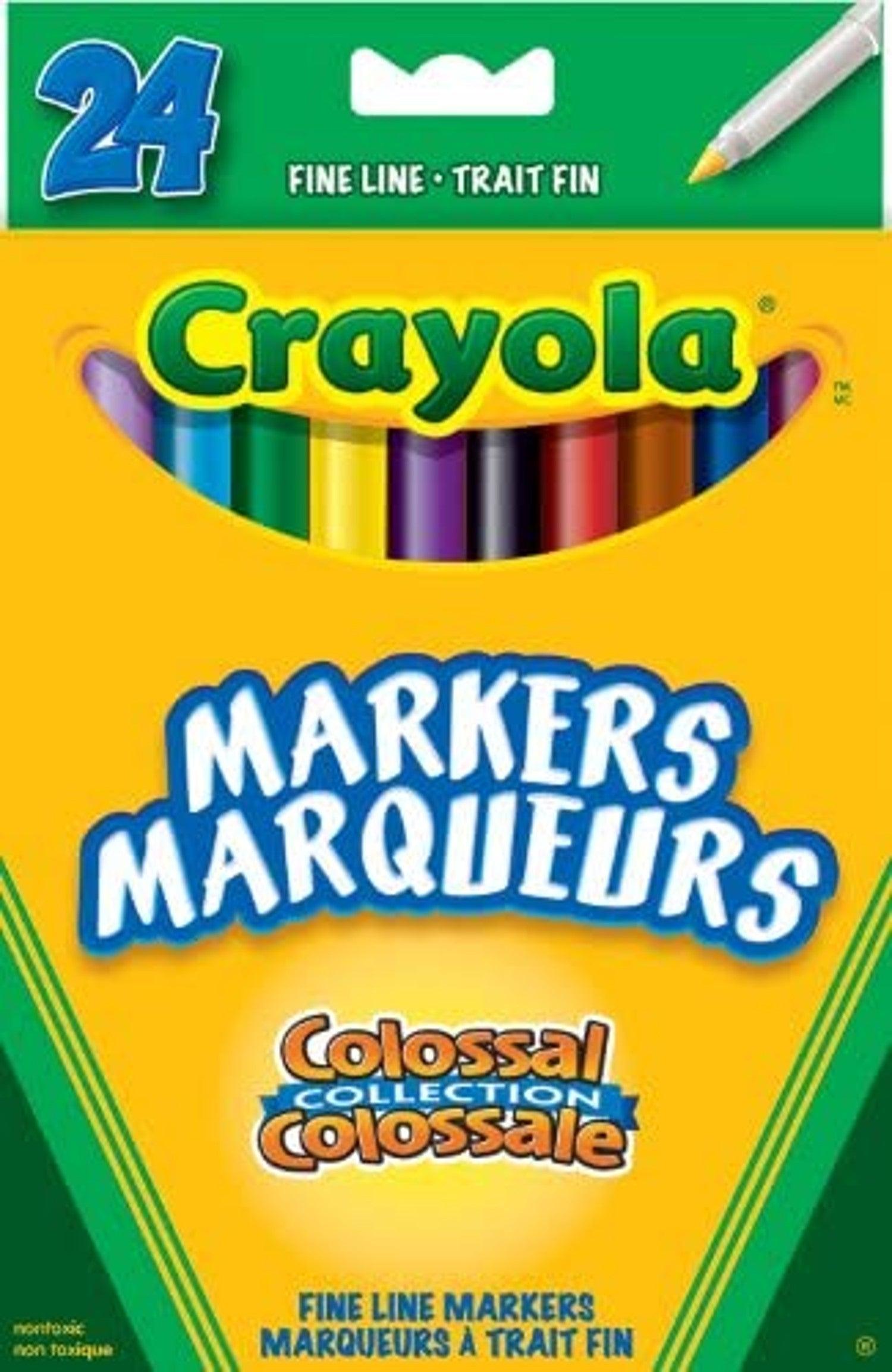 Buntstift, Crayola - 24 Feiner Strich Kolossal