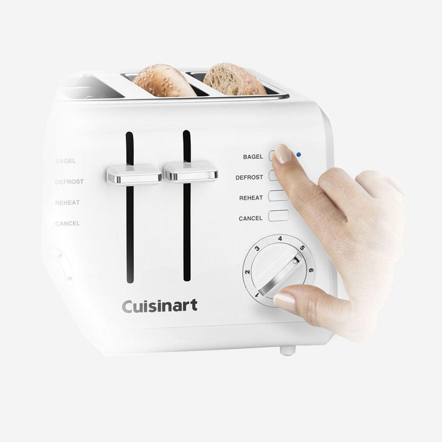 Cuisinart, Cuisinart - 4-Scheiben Kompakt-Toaster (WEISS)