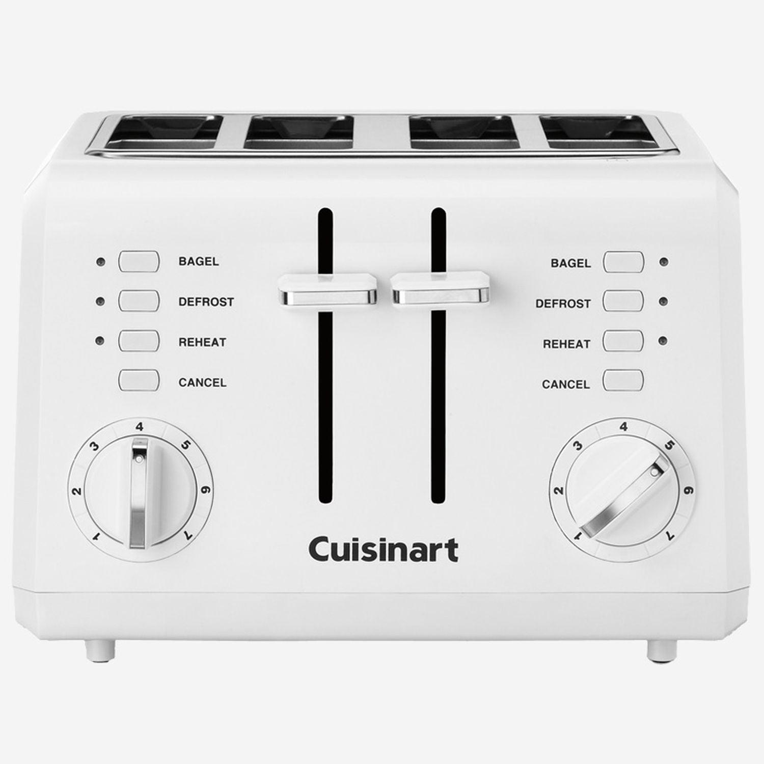 Cuisinart, Cuisinart - 4-Scheiben Kompakt-Toaster (WEISS)