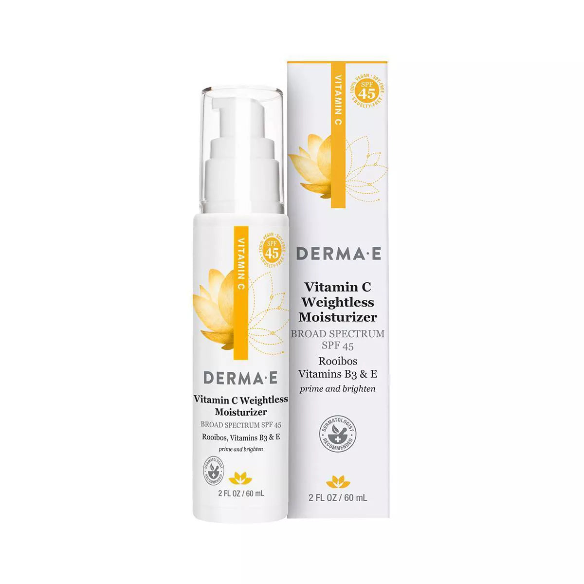 Derma E, Derma E - Vitamin C schwerelose Feuchtigkeitscreme - SPF 45 - 2 fl oz