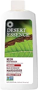 Wüsten-Essenz, Desert Essence - Desert Whitening +Neem und Cinnamint Mundwasser 16 Fluid Ounce