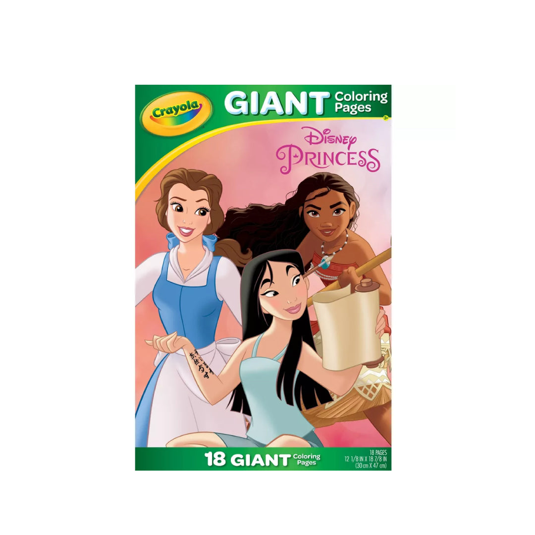 Crayola, Disney Princess Supersized Riesige Ausmalblätter 18 Seiten - 12in x 18in Spielzeug