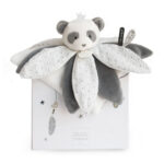 Doudou, Doudou - Panda Doudou W/ Petalsin Traumfänger Box 26Cm