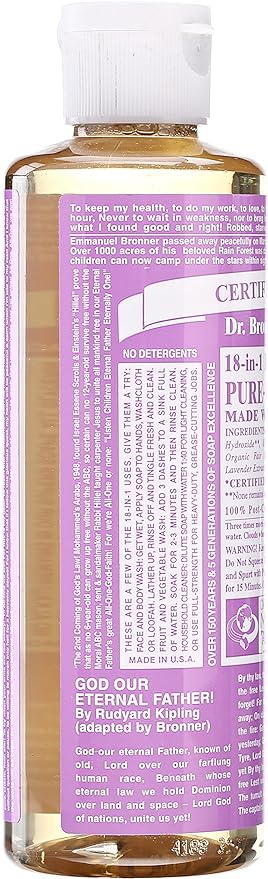 Dr. Bronner's, Dr. Bronner's - LAVENDER - REIN-KASTILISCHE FLÜSSIGSEIFE 237 ml