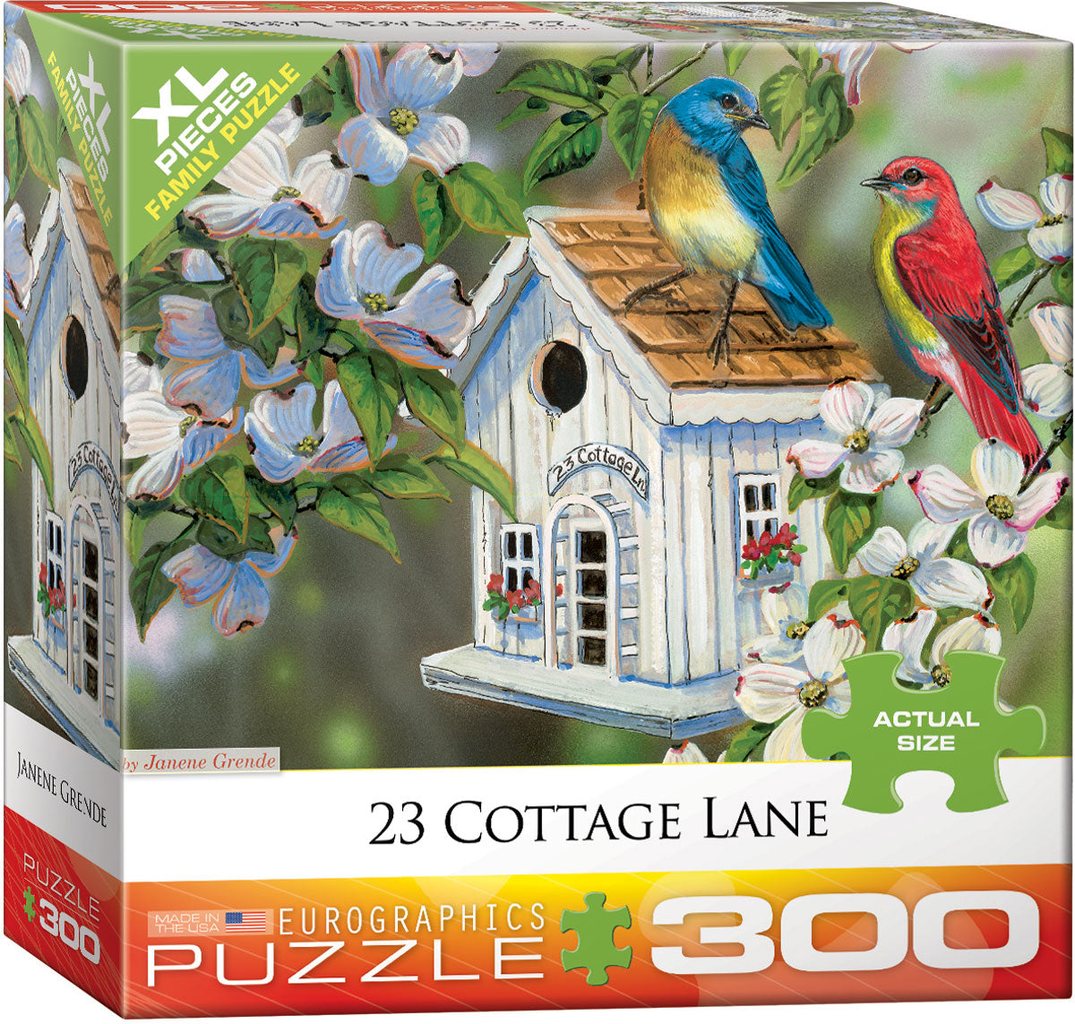 Eurographics, Eurographics - 23 Cottage Lane von Janene Grende (300 Stück - XL Puzzleteile)