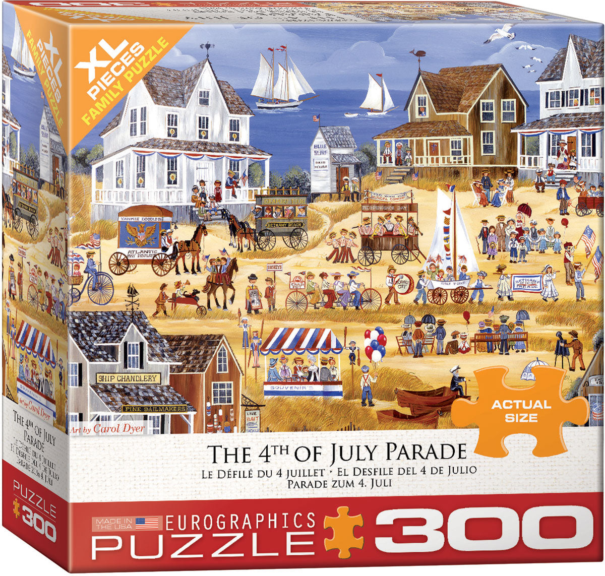 Eurographics, Eurographics - 4th of July Parade von Carol Dyer (300 Stück - XL-Puzzle)