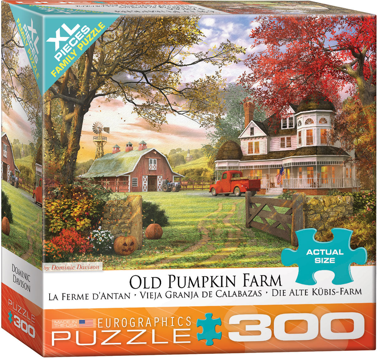 Eurographics, Eurographics - Alte Kürbisfarm von Dominic Davison (300 St. - XL Puzzleteile)