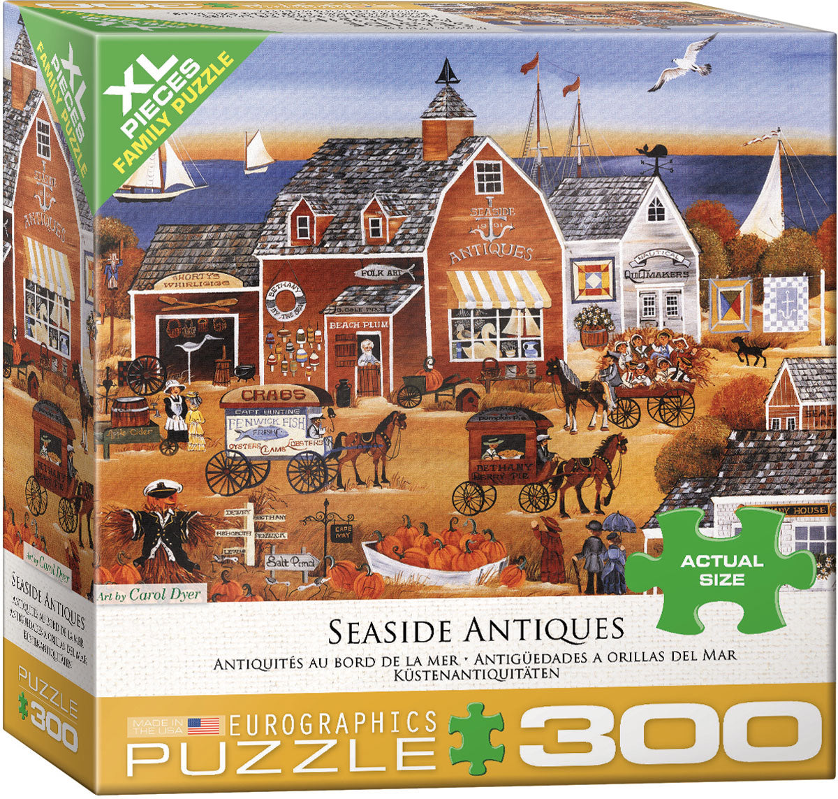 Eurographics, Eurographics - Antiquitäten am Meer von Carol Dyer (300-teiliges Puzzle)