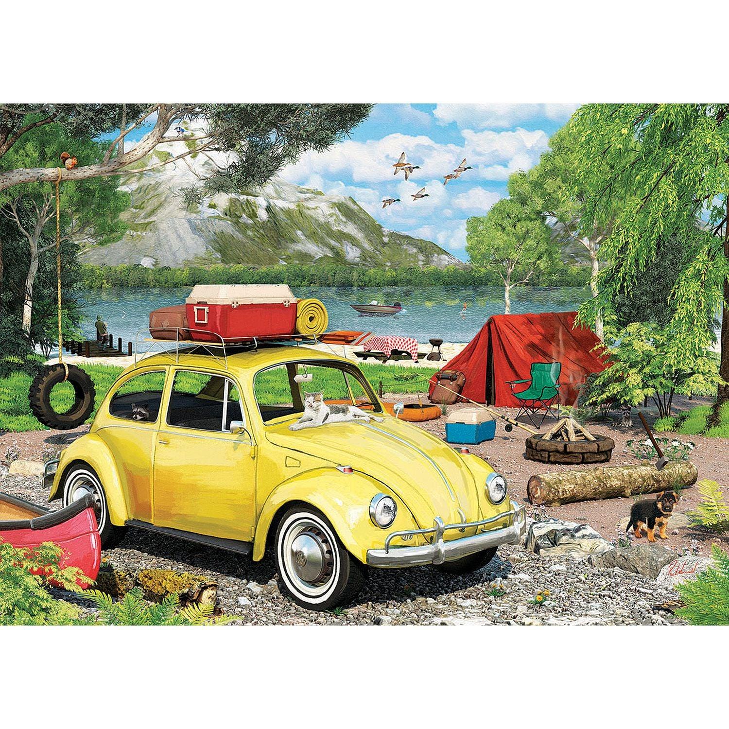 Eurographics, Eurographics - Vw Beetle Camping Shaped Tin (550-teiliges Puzzle)