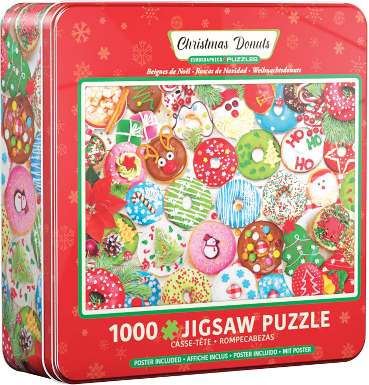 Eurographics, Eurographics - Weihnachts-Donuts - Dose (1000-teiliges Puzzle)