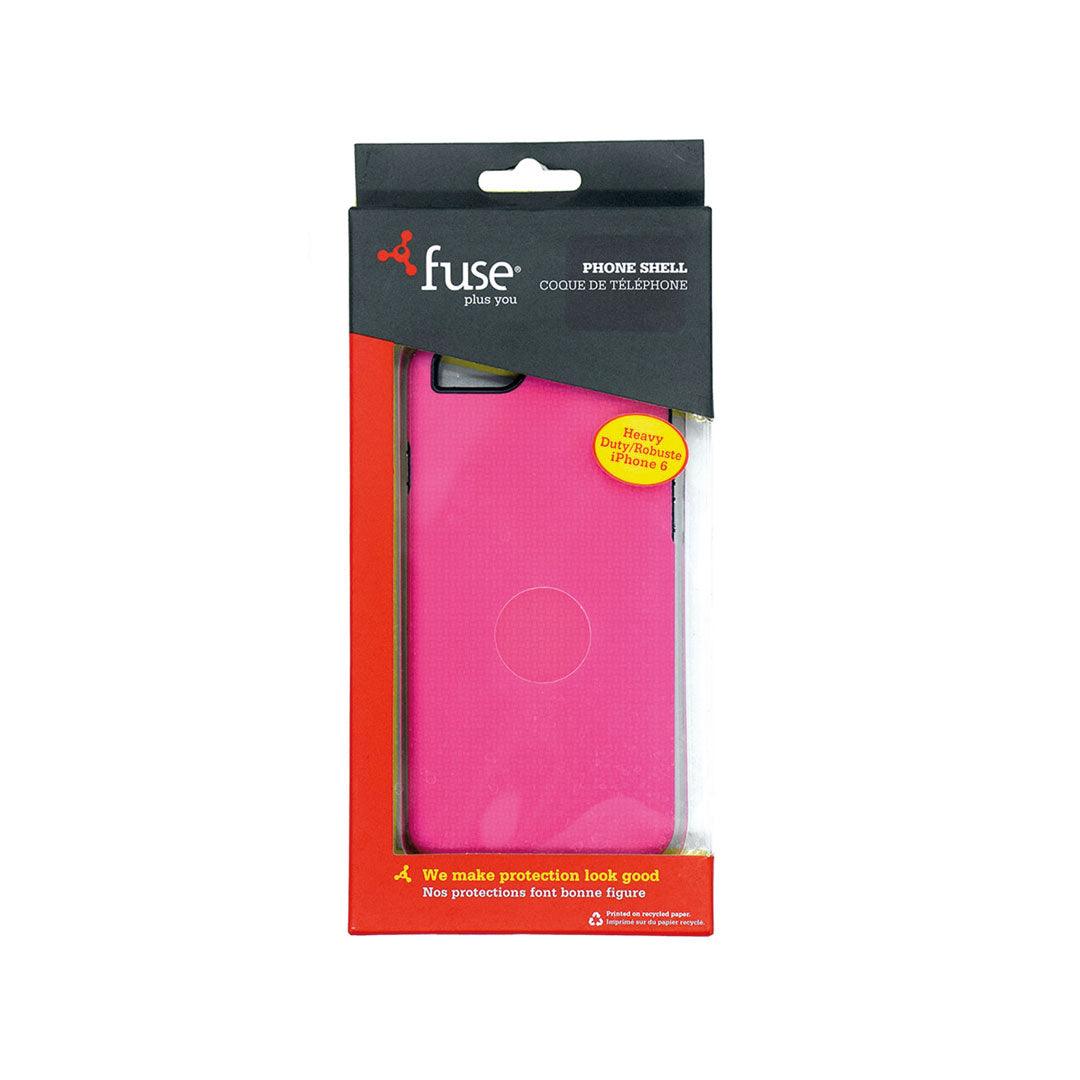 Sicherung, Fuse - iPhone 6/6S Telefonschale Texturierter Hochleistungsgummi Rosa